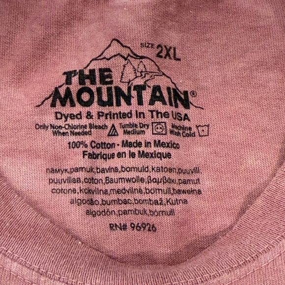 The‎ Mountain ~ Pig Face Close-Up 100% Cotton T-Shirt; Pink; Size 2XL - Picture 4 of 7